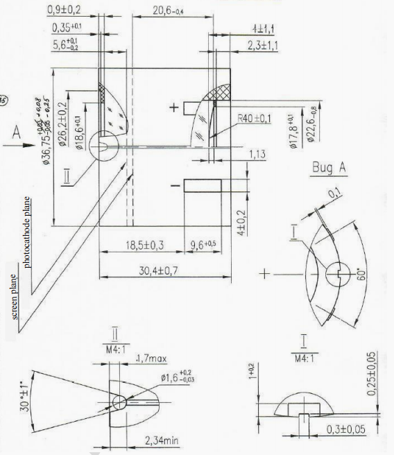 Dimensional Drawing LUX3-6829W